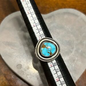 Turquoise sterling silver ring